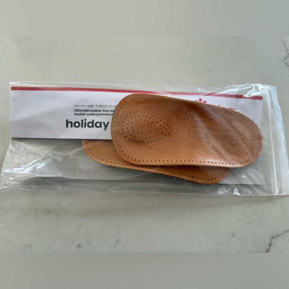 🆕 Pedag Holiday 3/4 Length Orthotic Shoe Foot Leather Insole Size 38 Women’s 8